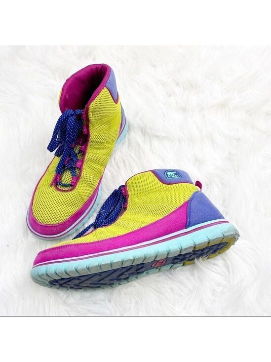 Sorel Shoes - Sorel Tivoli Go High Top Multicolor Lace Up Sneakers